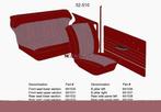 Volvo Bekleding PV544 deurpaneel rood links 1965-1966 52-510, Verzenden, Nieuw, Volvo