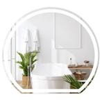 2dekans | Coast 60 x 54 cm LED Badkamerspiegel Ronde, Huis en Inrichting, Woonaccessoires | Spiegels, Ophalen of Verzenden, Zo goed als nieuw