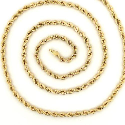 Handmade - Halsketting - Fune - 4.5 g - 18 karaat Geel goud, Sieraden, Tassen en Uiterlijk, Kettingen
