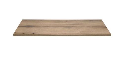 Wastafelblad / topplaat 121 x 46 x 1,8 cm eiken, Huis en Inrichting, Badkamer | Badkamermeubels, Nieuw, Ophalen of Verzenden