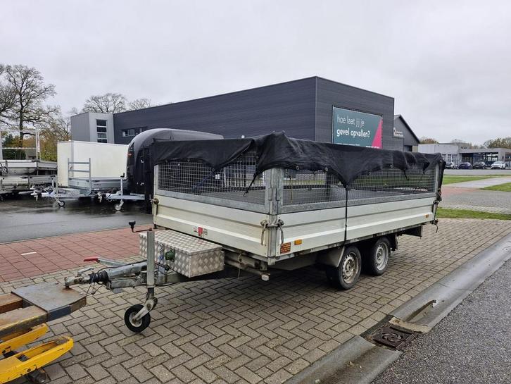 Humbaur 3-zijdige kipper. Elektrisch, veel extras, Auto diversen, Aanhangers en Bagagewagens