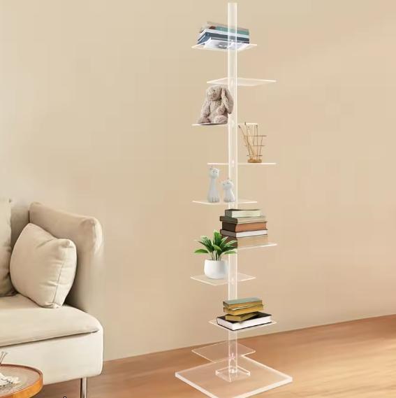 Moderne Hoekkast – 9-Lagen Acryl Opbergplank, Huis en Inrichting, Kasten | Boekenkasten, Nieuw, Verzenden