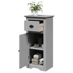 vidaXL Badkamerkast BODO 44x30x90 cm grijs, Verzenden, Nieuw