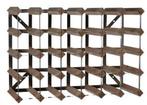 Houten/Metalen wijnrek  | 30 flessen | 61,2 x 22,8 x (h)..., Verzenden, Nieuw in verpakking