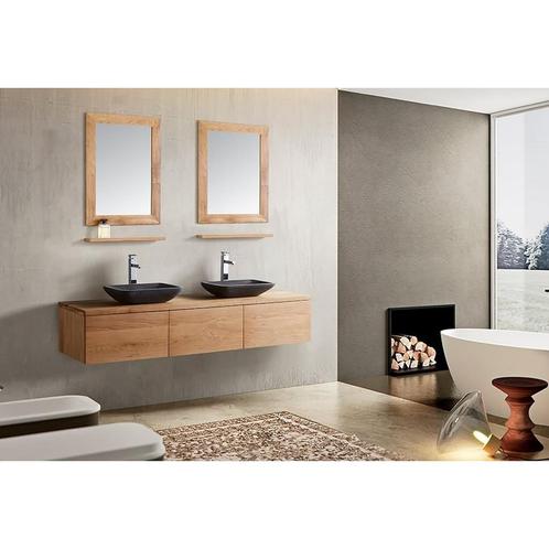 Badmeubel Casajoy Sun Onderkast 180 cm 3 lades 60 cm Eiken, Doe-het-zelf en Verbouw, Sanitair, Bad, Nieuw, Ophalen of Verzenden