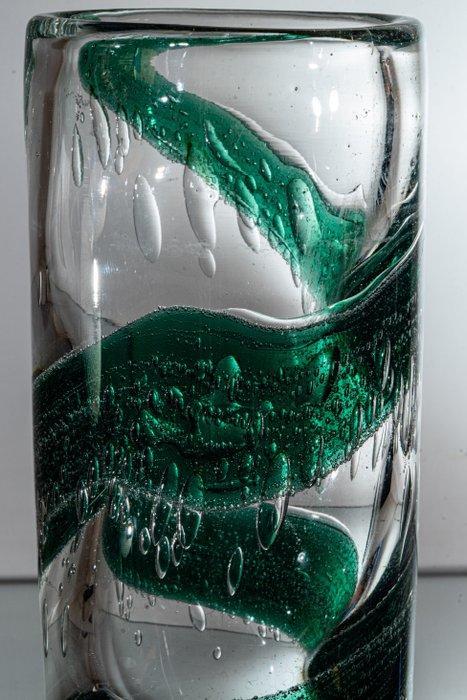 Schott Zwiesel - Vaas - Mid-century ontwerp met groene, Antiek en Kunst, Antiek | Glas en Kristal