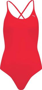 Puma V-Neck rood Dames Badpak - 1-pack - Maat L, Kleding | Dames, Ondergoed en Lingerie, Verzenden