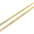 Gouden Prince of Wales schakel ketting | 45 cm, Ophalen of Verzenden, Gebruikt, Overige kleuren, Goud