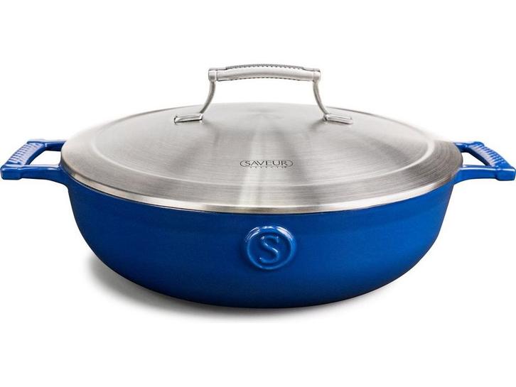 Saveur Selects Hapjespan - Gietijzer - PFAS-vrij - Ø30 cm -, Huis en Inrichting, Keuken | Potten en Pannen, Nieuw, Verzenden