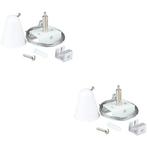 Spanningsrail Ophangset 2 Pack Wit - Ideaal voor LED lamp en, Ophalen of Verzenden, Nieuw