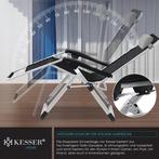 Ligstoel opvouwbaar - 2 in 1 ligstoel / tuinstoel - met, Tuin en Terras, Verzenden, Nieuw