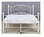 Bedframe 120x200 Staal | Wit | OP=OP | Laatste Stuks!, Huis en Inrichting, Slaapkamer | Bedden, Verstelbaar, Eenpersoons, Wit