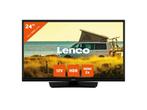 Lenco LED-2423BK - 24 LED Televisie met 12V Adapter - Zwart, Verzenden, Zo goed als nieuw