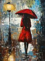 Jarol (XX-XXI) - Ciudad Nocturna bajo la Lluvia, Antiek en Kunst