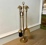 Openhaard accessoire - Messing - Haardset, paardenkoppen