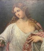 Scuola Italiana (XIX), da Tiziano Vecellio - Flora, Antiek en Kunst, Kunst | Schilderijen | Klassiek