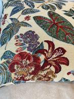 Heerlijke jacquard gobelin kussens met bloemen - Kussen