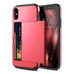 iPhone X - Wallet Card Slot Cover Case Hoesje Business Rood, Verzenden, Nieuw