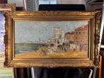 Italiaanse school (XX) - Marina con personaggi - XL format