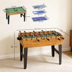 SPORTNOW 13-in-1 Speltafel, Tafelvoetbal, Schaken, Biljart,, Verzenden, Nieuw
