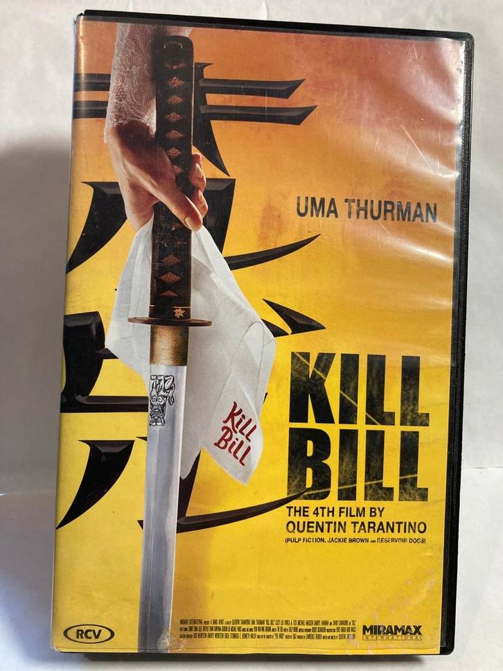 KILL BILL (EX RENTAL) (VHS), Cd's en Dvd's, VHS | Film, Gebruikt, Verzenden