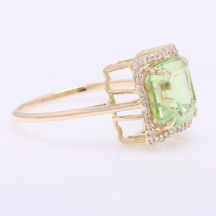 Zonder Minimumprijs - Ring - 14 karaat Geel goud - 3.85ct., Sieraden, Tassen en Uiterlijk, Ringen