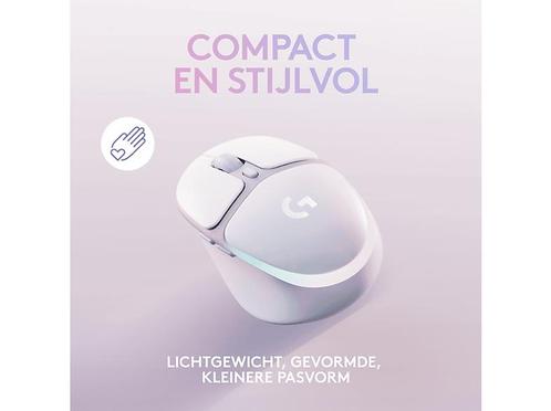 Logitech G -  G705 Draadloze Gaming Muis -  - Wit, Computers en Software, Muizen, Gaming muis, Draadloos, Nieuw, Muis, Verzenden