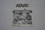 Missile Command Black and White (ATARI MANUAL), Verzenden, Zo goed als nieuw