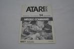 Missile Command Black and White (ATARI MANUAL), Zo goed als nieuw, Verzenden