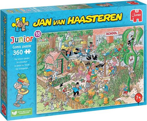 Jan van Haasteren Junior 18 - De Schooltuin (360 stukjes) |, Hobby en Vrije tijd, Denksport en Puzzels, Nieuw, Verzenden