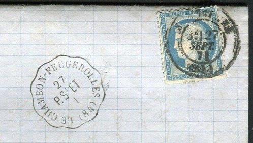 Frankrijk 1871 - Superbe en zeldzame brief van, Postzegels en Munten, Postzegels | Europa | Frankrijk
