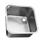 Inlasspoelbak 40x40x20 cm met overloop langs zijkant, Verzenden, Nieuw in verpakking