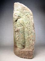 Steen - 164 jaar oude Jizo Bodhisattva met de inscriptie