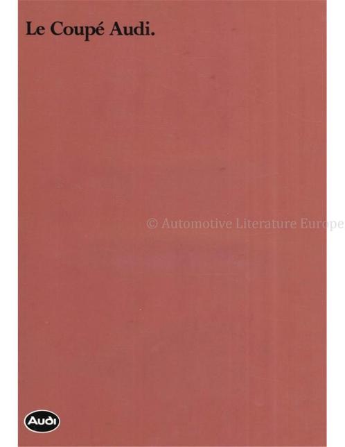 1983 AUDI COUPE BROCHURE FRANS, Boeken, Auto's | Folders en Tijdschriften, Audi