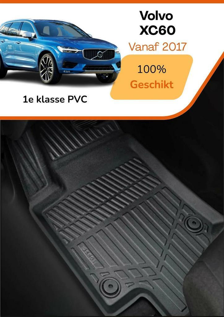 Volvo XC60 2017+ – Premium Carbonlook Automatten – Hoogw..., Auto diversen, Autohoezen, Nieuw, Verzenden