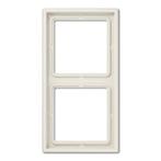 Jung LS990 afdekraam 2-voudig crème - LS982W, Nieuw, Stopcontact