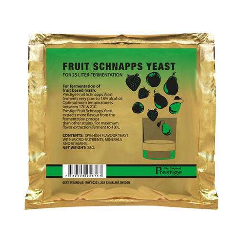 Prestige - Fruit en schnapps - Turbo gist / yeast - 67 g, Huis en Inrichting, Keuken | Potten en Pannen, Overige typen, Nieuw