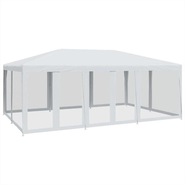 Grote partytent wit 6x4m - Tweedekansje , incl. zijwanden, Tuin en Terras, Partytenten, 4 tot 6 meter, 5 tot 8 meter, 2 meter of meer