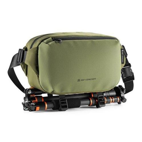 K&F Camera Sling Bag 10L groen, Audio, Tv en Foto, Fotografie | Accu's en Batterijen, Nieuw, Ophalen of Verzenden