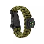 Trizand SURVIVAL Armband met Accessoires - Groen, Ophalen of Verzenden, Nieuw