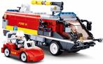 Sluban M38-B0808 Vliegveld Brandweerwagen (kinder bouwsets), Verzenden, Nieuw