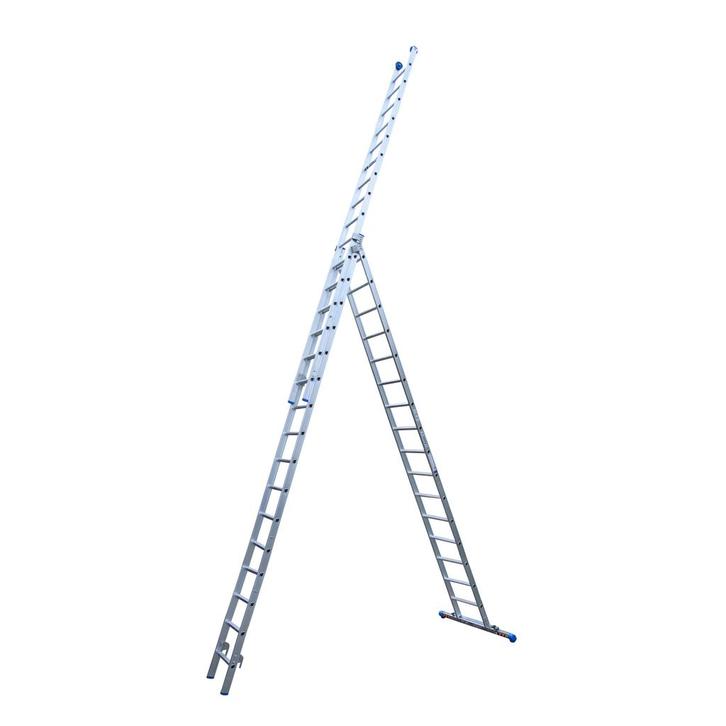 Alumexx XD ladder 3 delig, Doe-het-zelf en Verbouw, Ladders en Trappen, Ladder, Nieuw, Verzenden