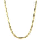Gouden choker gourmet 45 cm 14 karaat, Sieraden, Tassen en Uiterlijk, Kettingen, Verzenden, Zo goed als nieuw, Goud, Goud