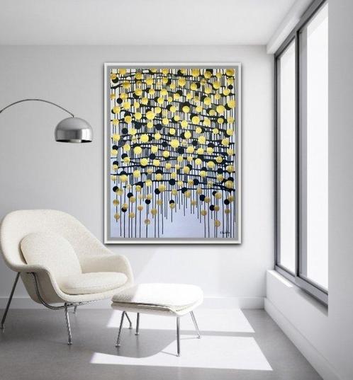 Natia Antadze - Abstrakte Komposition - XXL, Antiek en Kunst, Kunst | Schilderijen | Modern