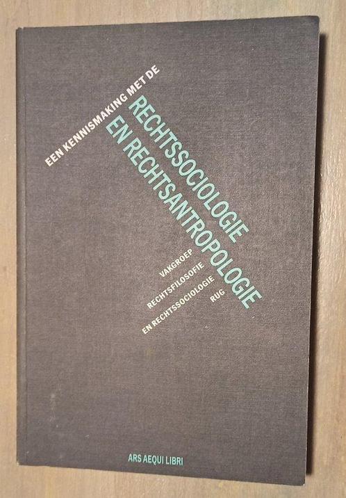 Een kennismaking met de rechtssociologie en, Boeken, Overige Boeken, Gelezen, Verzenden