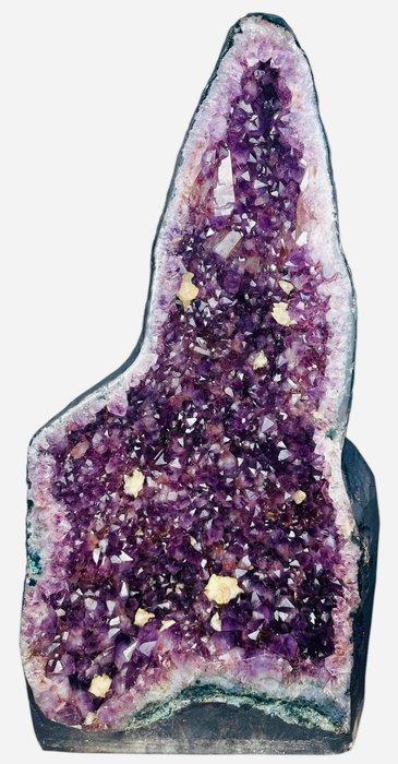 52KG Grote Amethist Geode - Hoogte: 82 cm - Breedte: 41 cm-, Verzamelen, Mineralen en Fossielen