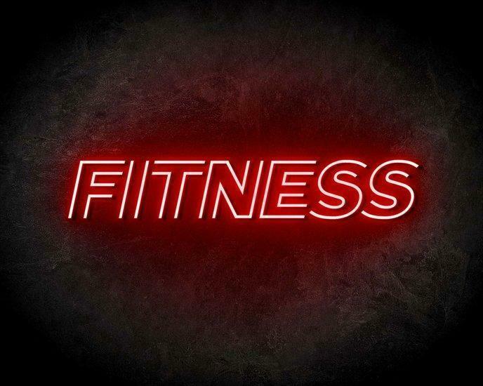 FITNESS neon sign - LED neon reclame bord neon letters ve..., Zakelijke goederen, Overige Zakelijke goederen, Verzenden