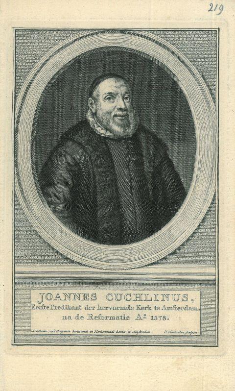 Portrait of Johannes Cuchlinus, Antiek en Kunst, Kunst | Etsen en Gravures