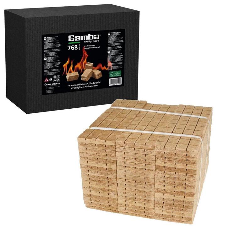 Samba Aanmaakblokjes - plantaardige was - reukloos en mil..., Tuin en Terras, Barbecue-accessoires, Nieuw, Ophalen of Verzenden