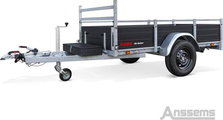 Anssems Bakwagen BSX 1350kg 251×130 Go-Getter, Auto diversen, Aanhangers en Bagagewagens, Ophalen of Verzenden
